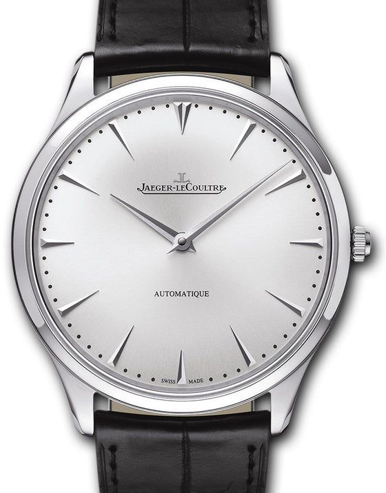 Jaeger-LeCoultre Calibre 898C Master Ultra Thin 41 1338421 Silver Index Stainless Steel Leather 41mm Automatic BRAND NEW
