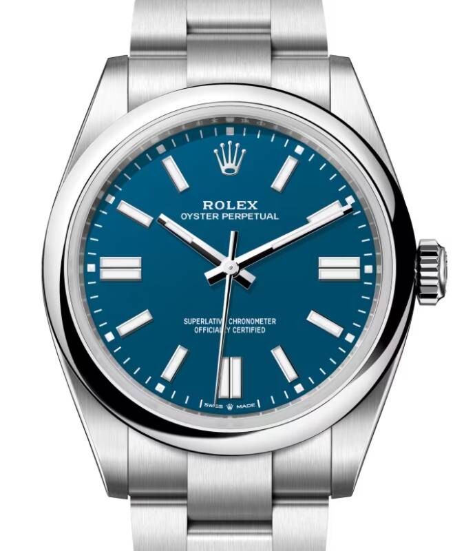Rolex Oyster Perpetual 41 mm 134300BLU Steel Luminous