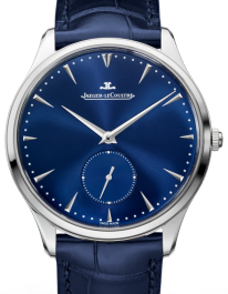Jaeger-LeCoultre Calibre 896/1 Master Ultra Thin Small Second 1358480 Blue Index Stainless Steel Leather 40mm Automatic BRAND NEW