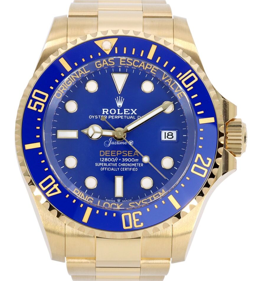Rolex Deepsea 44 mm 136668LB1 Yellow Gold Blue