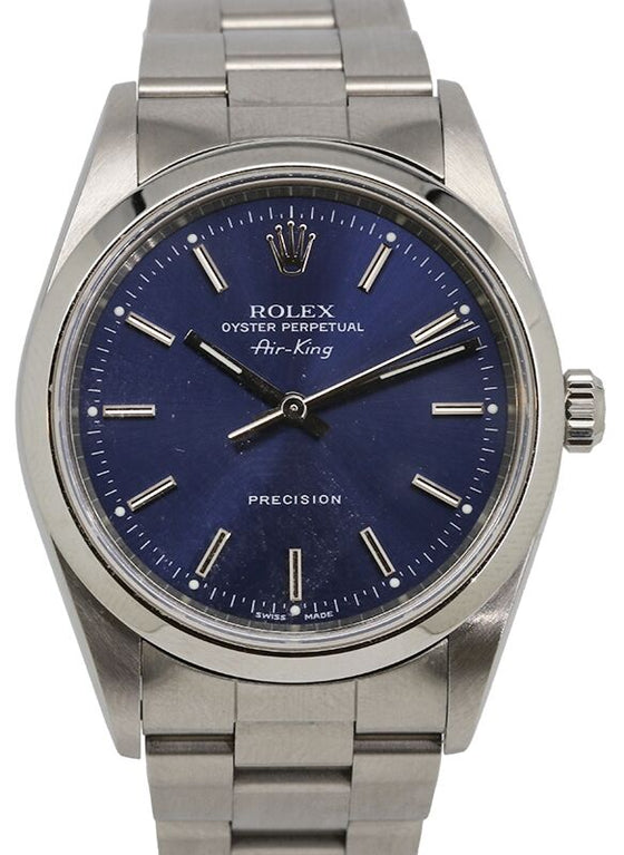 Rolex Oyster Perpetual 34 34 mm 14000 Steel Luminous