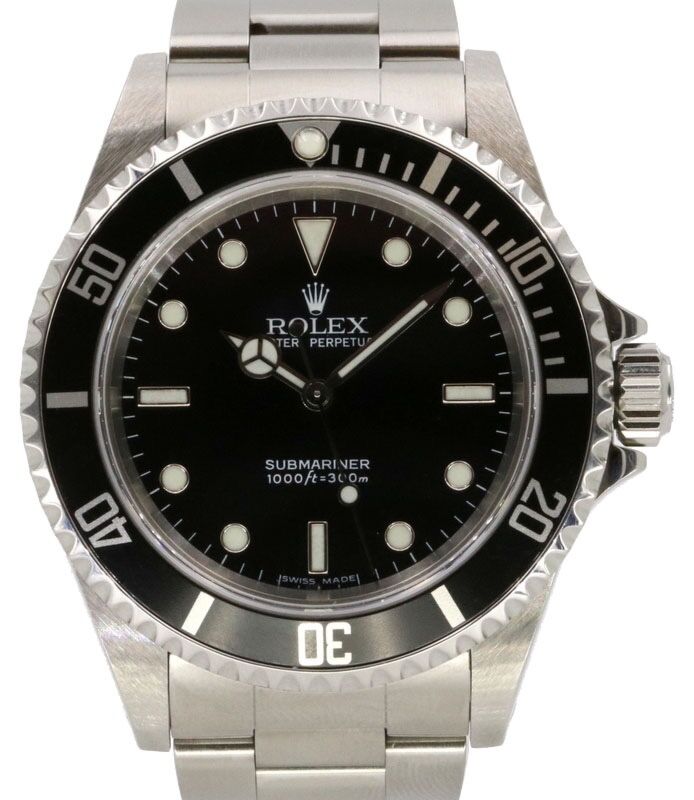 Rolex No Date Submariner 40 mm 14060-3 Steel Black