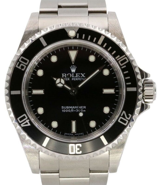 Rolex No Date Submariner 40 mm 14060-3 Steel Black