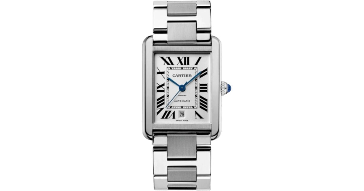 Cartier Tank Solo Extra Large Steel Silver Dial W5200028