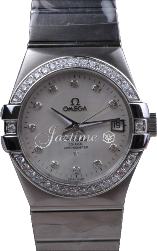 OMEGA 123.15.35.20.52.001 CONSTELLATION CO-AXIAL 35mm STEEL - BRAND NEW
