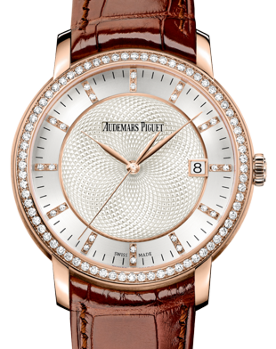 Audemars Piguet Jules Audemars Selfwinding 39 mm 15171OR.ZZ.A809CR.01 Rose Gold/Diamonds Analog