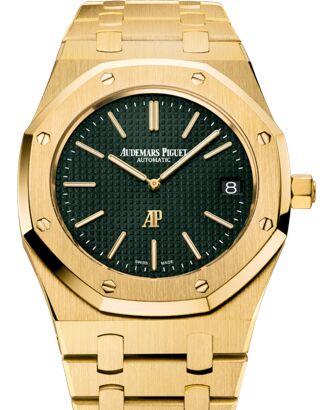 Audemars Piguet Royal Oak 39 mm 15205BA.OO.1240BA.01 Yellow Gold Analog