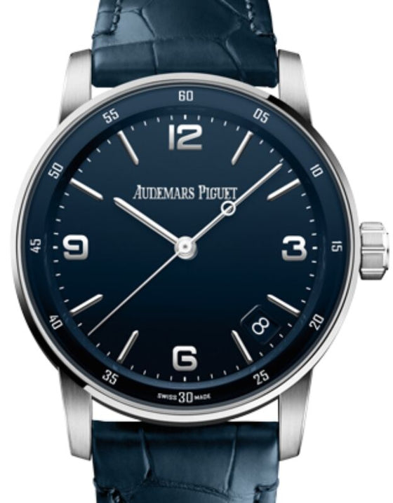 Audemars Piguet Code 11.59 41 mm 15210BC.OO.A321CR.01 White Gold Blue
