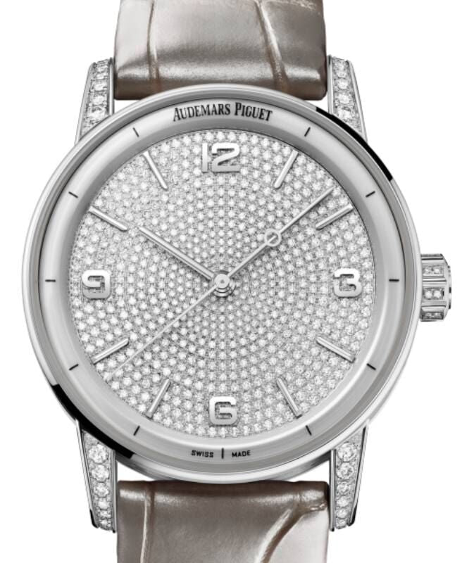 Audemars Piguet Code 11.59 41 mm 15210BC.ZZ.D128CR.01 White Gold/Diamonds Diamond Pave