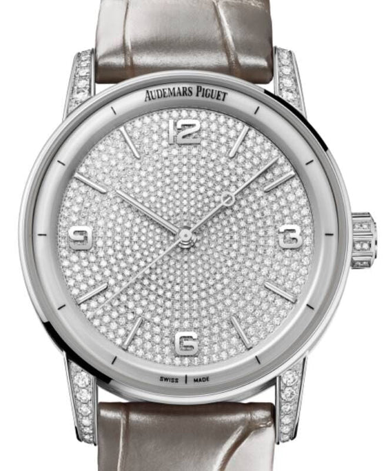 Audemars Piguet Code 11.59 41 mm 15210BC.ZZ.D128CR.01 White Gold/Diamonds Diamond Pave