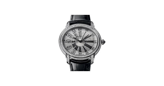 Audemars Piguet 15336BC.ZZ.D102CR.01 Millenary Millenary Qe Ii Cup 2013 45mm Silver Guilloche Diamond Paved Arabic Roman White Gold Leather BRAND NEW