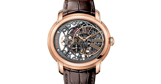 Audemars Piguet 15352OR.OO.D093CR.01 Millenary Openworked 47mm Black Skeleton Roman Rose Gold Leather BRAND NEW