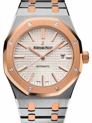 Audemars Piguet Royal Oak 41 mm 15400SR.OO.1220SR.01 Steel/Rose Gold White