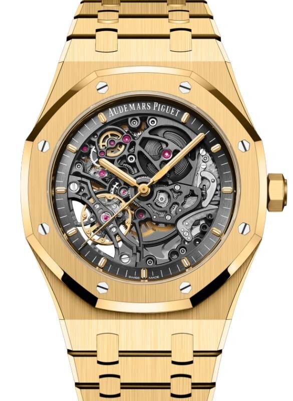 Audemars Piguet Royal Oak 41 mm 15407BA.OO.1220BA.01 Yellow Gold Analog