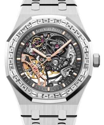 Audemars Piguet Royal Oak Double Balance Wheel Openworked 41 mm 15412BC.ZZ.1220BC.01 White Gold/Diamonds Analog
