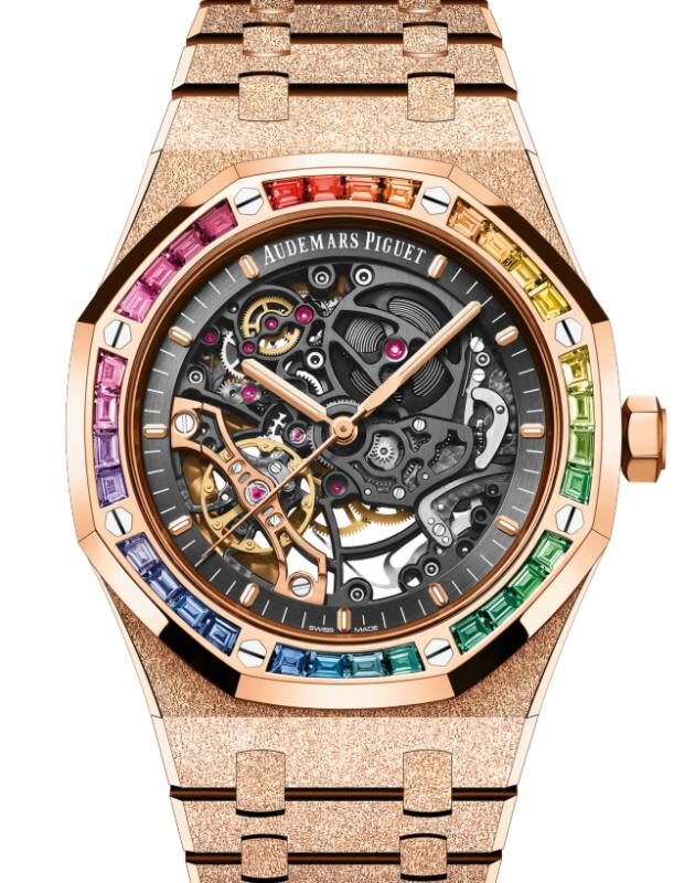 Audemars Piguet Royal Oak Frosted Gold 41 mm 15412OR.YG.1224OR.01-B Rose Gold Analog