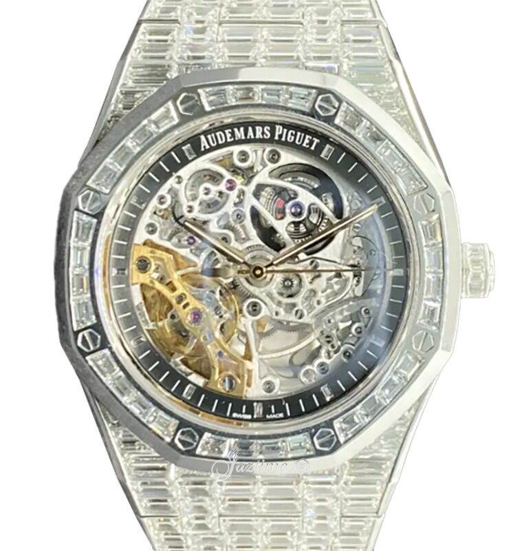 Audemars Piguet Royal Oak 41 mm 15417BC.ZZ.1267BC.01 White Gold/Diamonds Analog