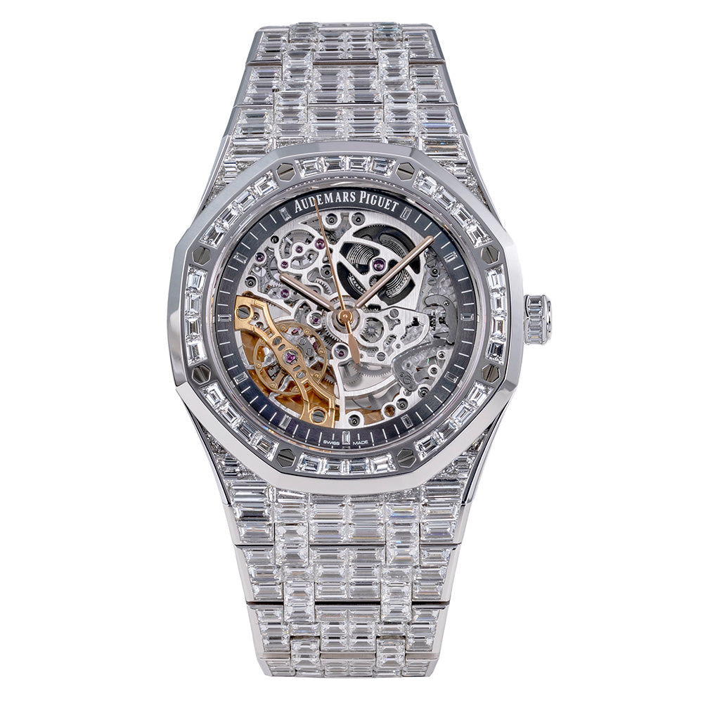 Audemars Piguet Royal Oak 41 mm 15417BC.ZZ.1267BC.01 White Gold/Diamonds Analog