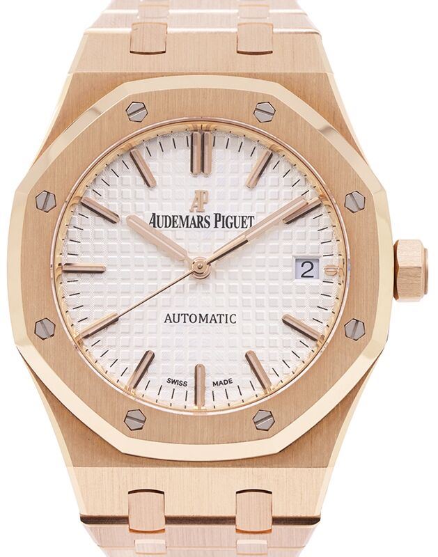 Audemars Piguet Royal Oak 37 mm 15450ORCPO Rose Gold Silver