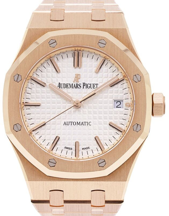 Audemars Piguet Royal Oak 37 mm 15450ORCPO Rose Gold Silver