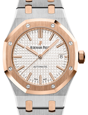 Audemars Piguet Royal Oak 37 mm 15450SR.OO.1256SR.01 Steel/Rose Gold White