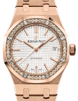 Audemars Piguet Royal Oak 37 mm 15451OR.ZZ.1256OR.01 Rose Gold White