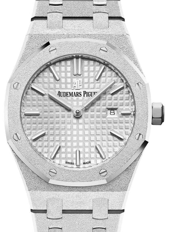 Audemars Piguet Royal Oak Frosted Gold 37 mm 15454BC.GG.1259BC.01 White Gold Analog