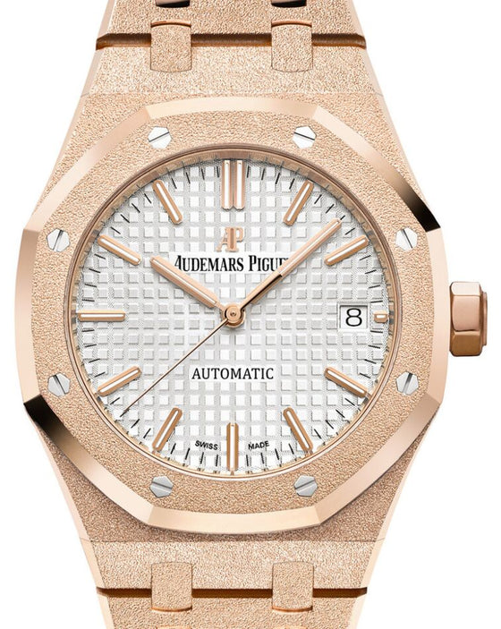 Audemars Piguet Royal Oak Frosted Gold 37 mm 15454OR.GG.1259OR.01 Rose Gold Analog