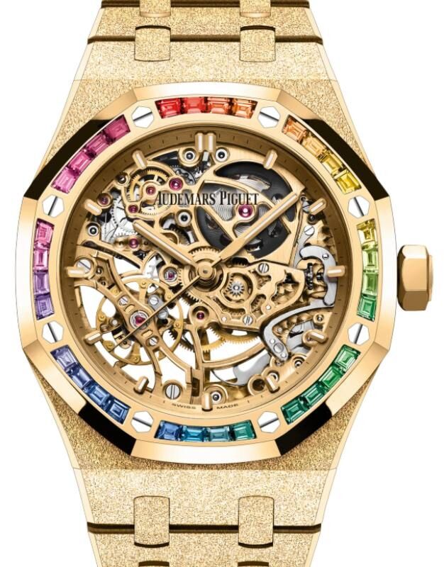 Audemars Piguet Royal Oak Openworked 37 mm 15468BA.YG.1259BA.01 Yellow Gold Skeleton
