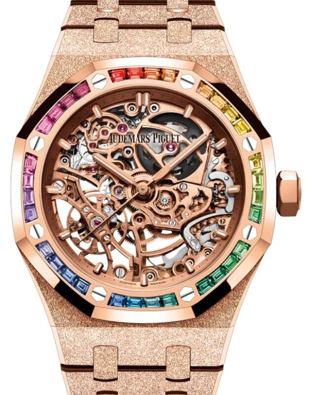 Audemars Piguet Royal Oak Openworked 37 mm 15468OR.YG.1259OR.01 Rose Gold Skeleton