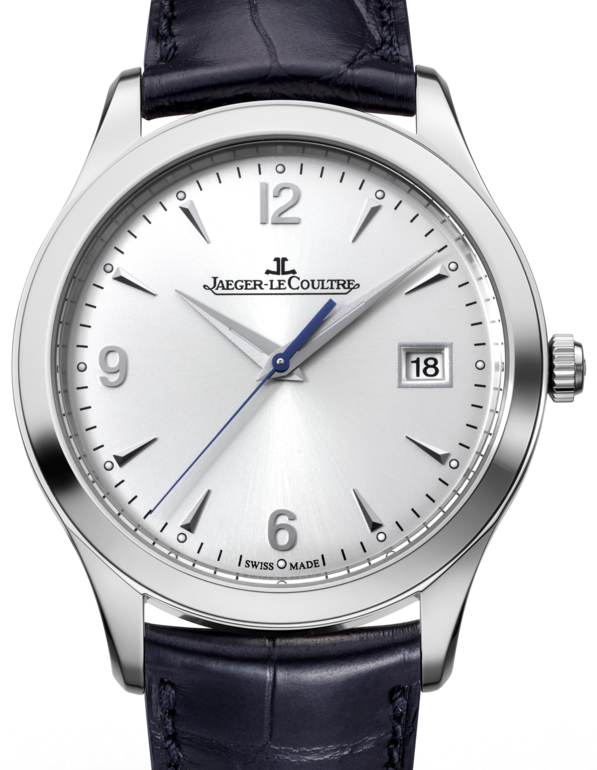 Jaeger-LeCoultre Calibre 899/1 Master Control Date 1548420 Silver Arabic / Index Stainless Steel Leather 39mm Automatic BRAND NEW