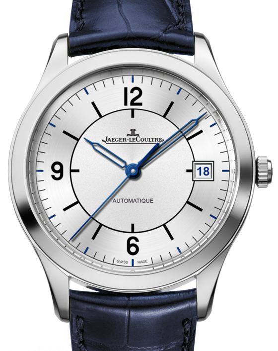 Jaeger-LeCoultre Calibre 899/1 Master Control Date 1548530 Silver Arabic / Index Stainless Steel Leather 39mm Automatic BRAND NEW