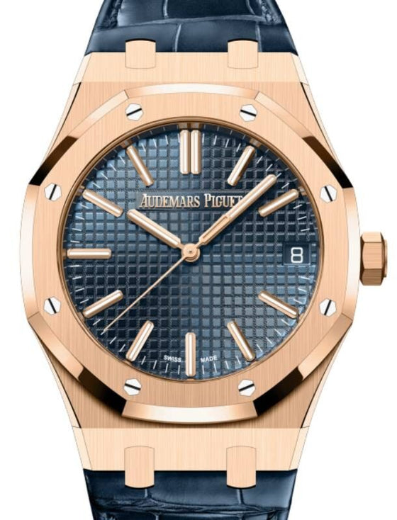 Audemars Piguet Royal Oak 41 mm 15510OR.OO.D315CR.01 Rose Gold Blue