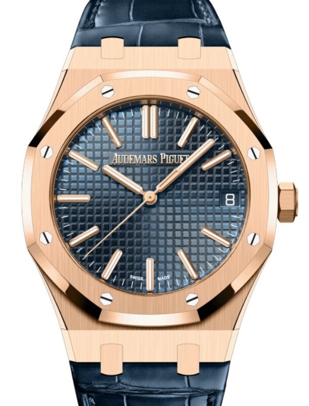 Audemars Piguet Royal Oak 41 mm 15510OR.OO.D315CR.02 Rose Gold Blue