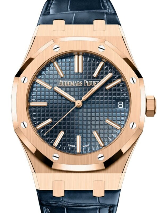 Audemars Piguet Royal Oak 41 mm 15510OR.OO.D315CR.02 Rose Gold Blue
