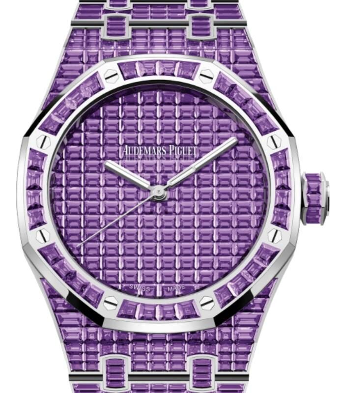 Audemars Piguet Royal Oak 41 mm 15514BC.AY.1284BC.01 White Gold/Gem Stone Purple