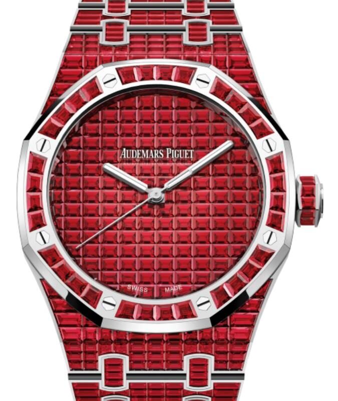 Audemars Piguet Royal Oak 41 mm 15514BC.RR.1284BC.01 White Gold/Gem Stone Red
