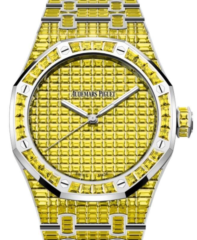 Audemars Piguet Royal Oak 41 mm 15514BC.RY.1284BC.01 White Gold/Gem Stone Yellow