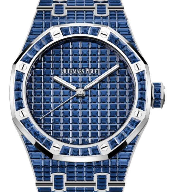 Audemars Piguet Royal Oak 41 mm 15514BC.SS.1284BC.01 White Gold/Gem Stone Blue