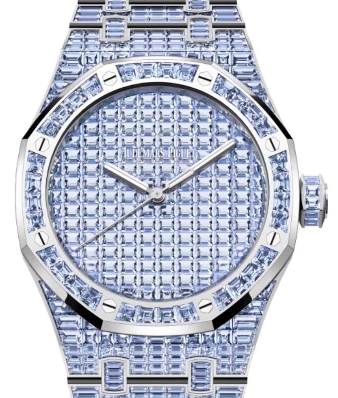 Audemars Piguet Royal Oak 41 mm 15514BC.TF.1284BC.01 White Gold/Gem Stone Blue