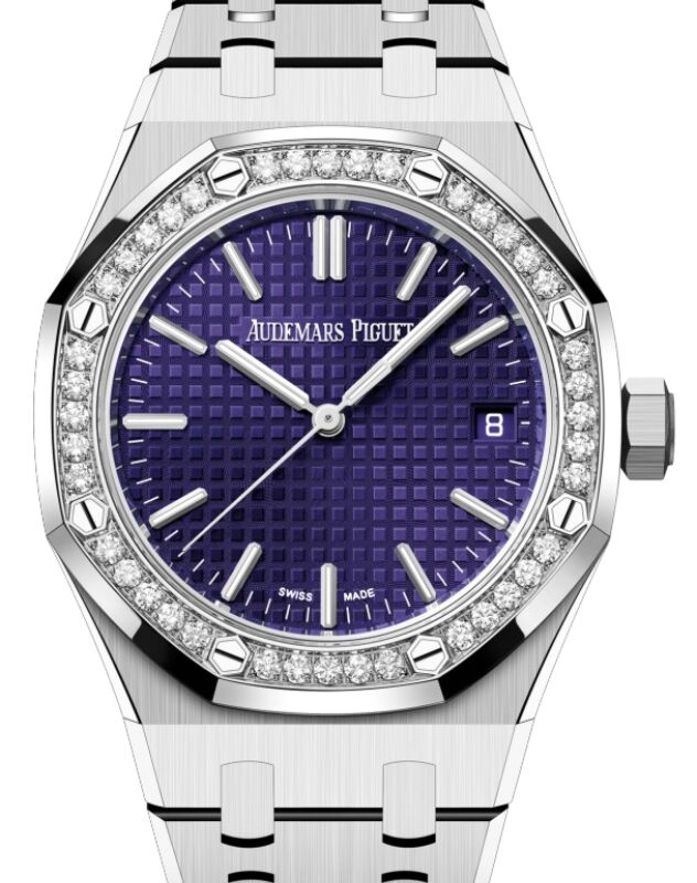 Audemars Piguet Royal Oak 37 mm 15551BC.ZZ.1356BC.02 White Gold Purple