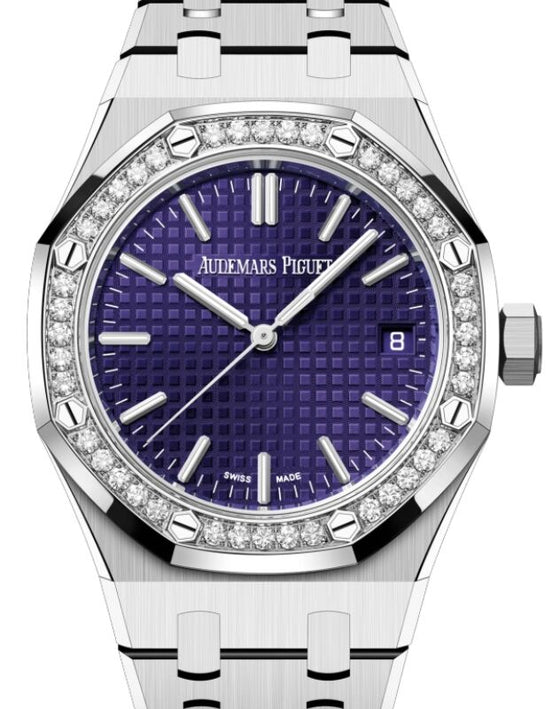 Audemars Piguet Royal Oak 37 mm 15551BC.ZZ.1356BC.02 White Gold Purple