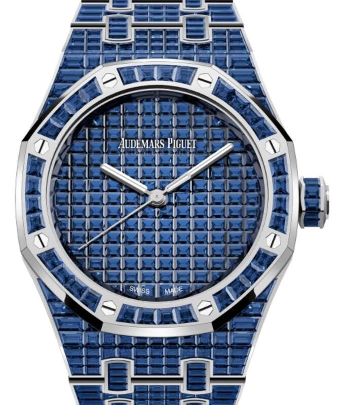 Audemars Piguet Royal Oak 37 mm 15554BC.SS.1274BC.01 White Gold/Gem Stone Blue