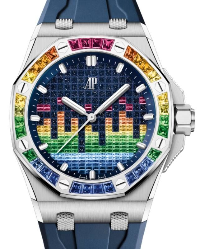 Audemars Piguet Royal Oak Offshore Limited Edition 43 mm 15601BC.YY.D343CA.01 White Gold Blue