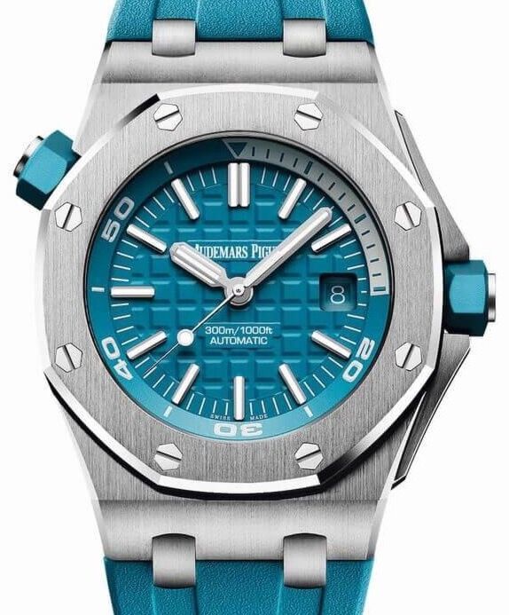Audemars Piguet Royal Oak Offshore Diver 42 mm 15710ST.OO.A032CA.01 Steel Turquoise