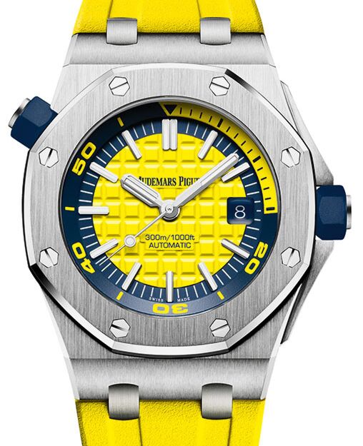 Audemars Piguet Royal Oak Offshore Diver 42 mm 15710ST.OO.A051CA.01 Steel Yellow