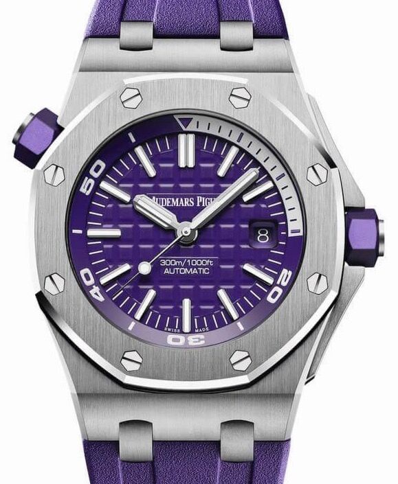 Audemars Piguet Royal Oak Offshore Diver 42 mm 15710ST.OO.A077CA.01 Steel Purple