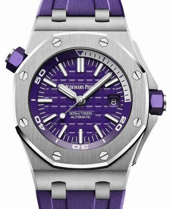 Audemars Piguet Royal Oak Offshore Diver 42 mm 15710ST.OO.A077CA.01 Steel Purple