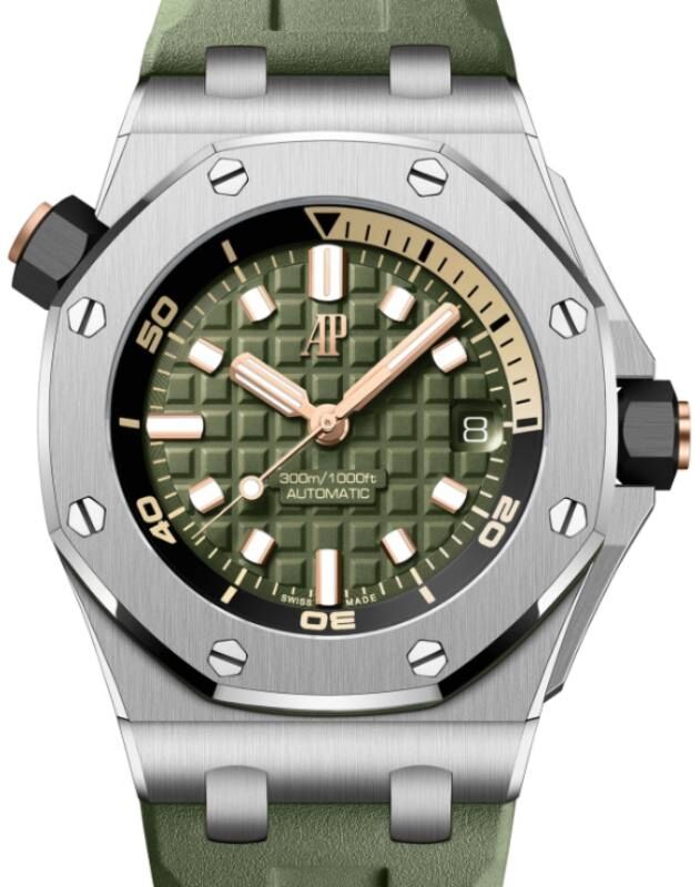Audemars Piguet Offshore Diver 42 mm 15720ST.OO.A052CA.01 Steel Green
