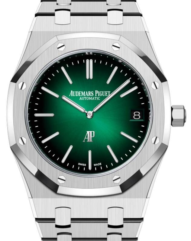 Audemars Piguet Royal Oak 39 mm 16202PT.OO.1240PT.01 Platinum Green